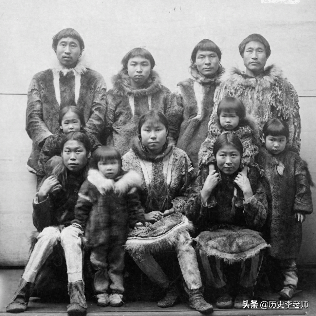 百年前阿拉斯加爱斯基摩人：都是黄皮肤，他们先祖是来自中国吗？