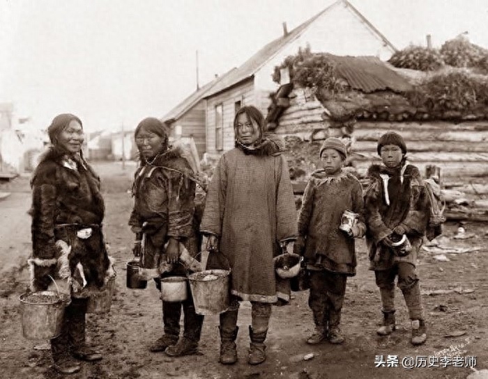 百年前阿拉斯加爱斯基摩人：都是黄皮肤，他们先祖是来自中国吗？
