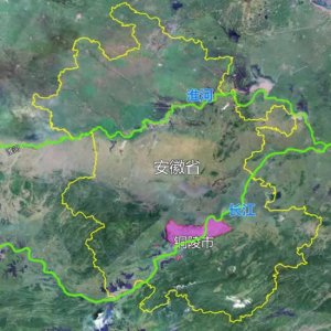 ​铜陵市地图全图（6张地形图，快速了解安徽省铜陵各市辖区县）