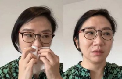​陶晶莹直播时难过痛哭 控诉合伙人拿走公司私章
