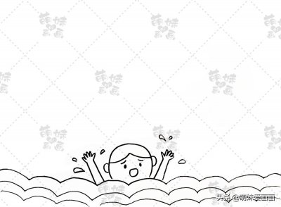 ​防溺水手抄报内容简单字又少(珍爱生命，预防溺水！学画简单好看的防溺水手抄报