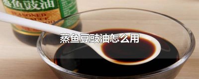 ​蒸鱼豆豉油怎么用视频 蒸鱼豉油怎样用