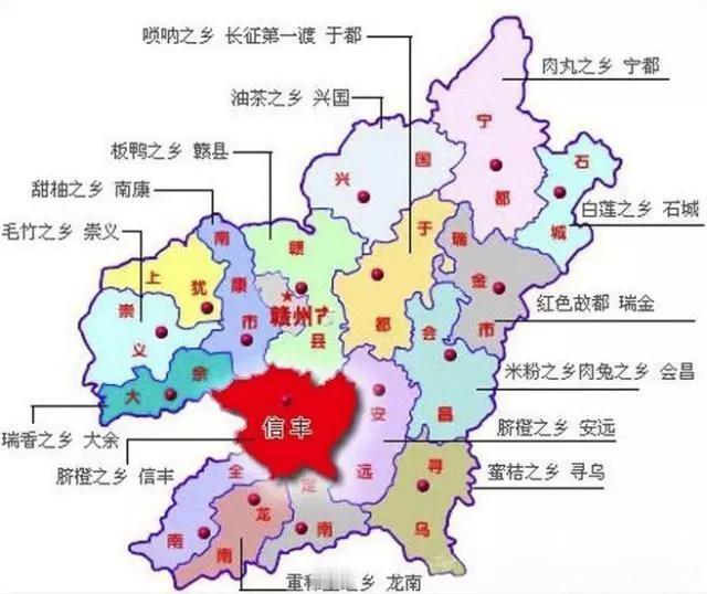 赣南十八县哪个县人最多，哪个最少？哪个县最穷？哪个县最富？