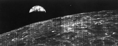 ​宇宙大图：人类第一张从月球角度地球的照片，火星蓝色日落