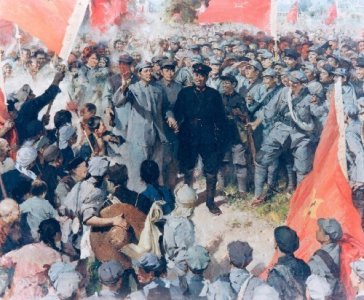 ​井冈山会师时，我们一共有多少人？