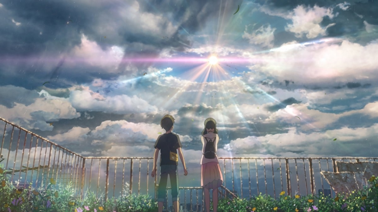 二次元壁纸丨《天气之子》每一帧都是美景，每一张都是世界