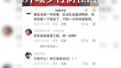 ​男子因在视频下发布12字评论被行拘五天，经历两年三次判决终翻案