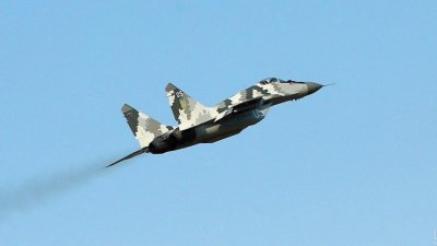 ​乌克兰空军一架米格-29战斗机失事 飞行员死亡