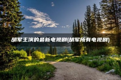 ​胡军所有电视剧(胡军主演的最新电视剧)