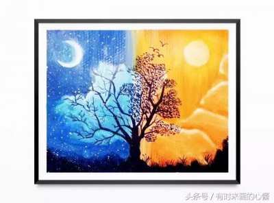 ​零基础绘画色彩教程｜昼夜之间感受色彩印象
