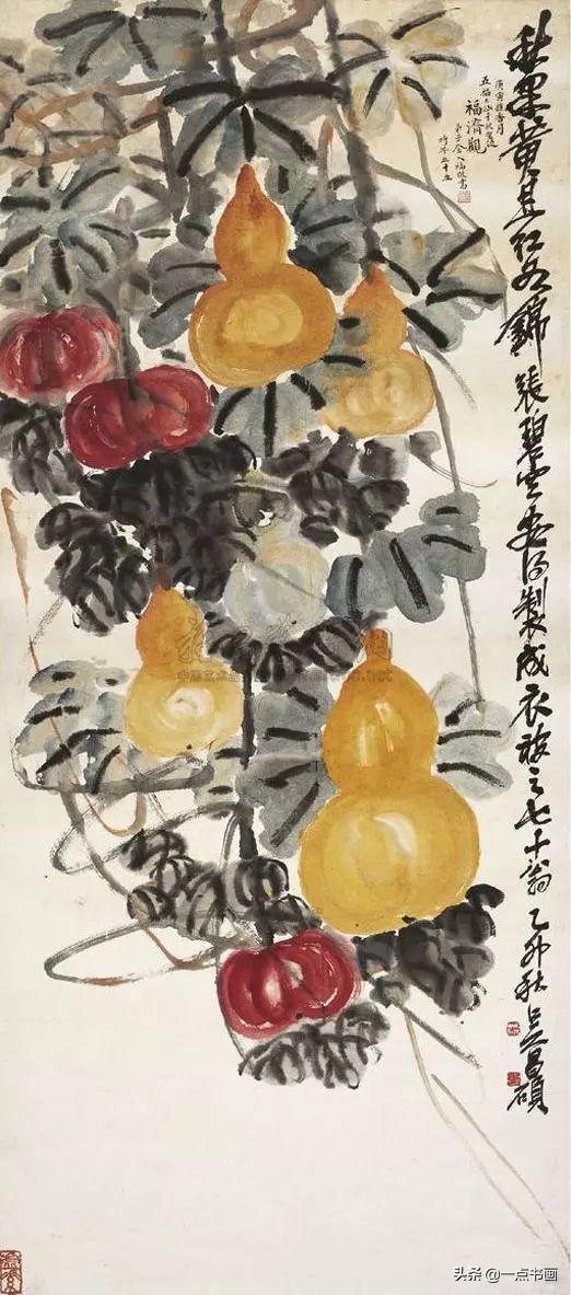 吴昌硕简介及代表作品(吴昌硕 精品80幅欣赏)