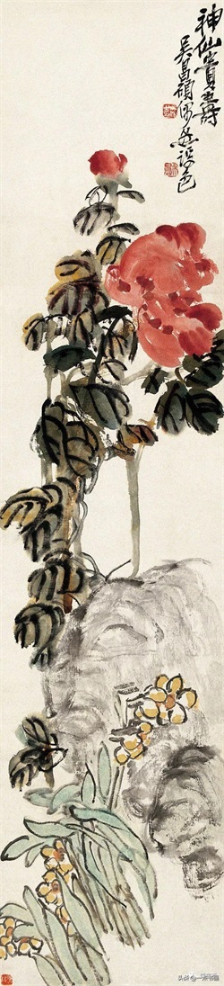 吴昌硕简介及代表作品(吴昌硕 精品80幅欣赏)