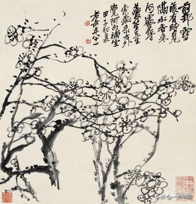 吴昌硕简介及代表作品(吴昌硕 精品80幅欣赏)