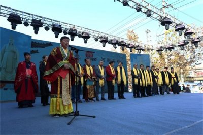 ​1800年前汉献帝刘协莅居山阳，冬日山阳人追思山阳公