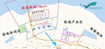 ​杭州湾新区版块分布及楼盘分布图