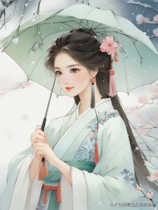 ​壁纸头像｜唯美古风女生下雪