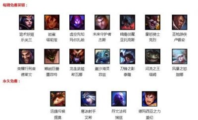 ​本周最新《英雄联盟》周免英雄一览 德莱文和塔姆免费