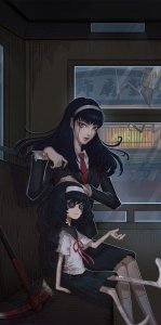 ​《富江》川上富江，动漫全面屏壁纸分享，这是富江和富江们的故事