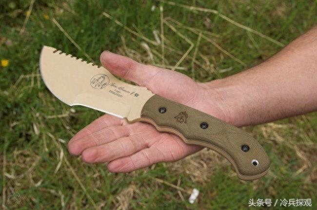 著名生存专家汤姆·布朗设计,大名鼎鼎的“追踪者”刀具赏鉴
