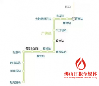 ​最新佛山地铁8条线规划图 快看哪个站经过你家？