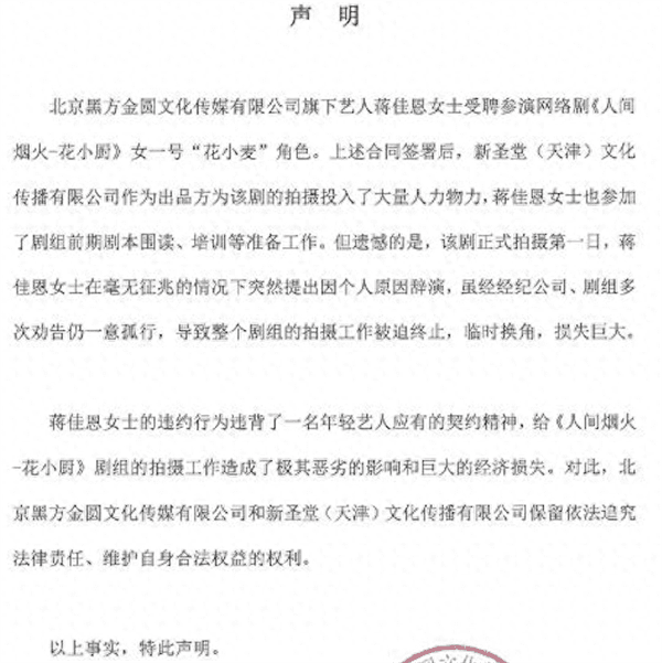 蒋佳恩到底出了什么事(蒋佳恩现在去做什么了)