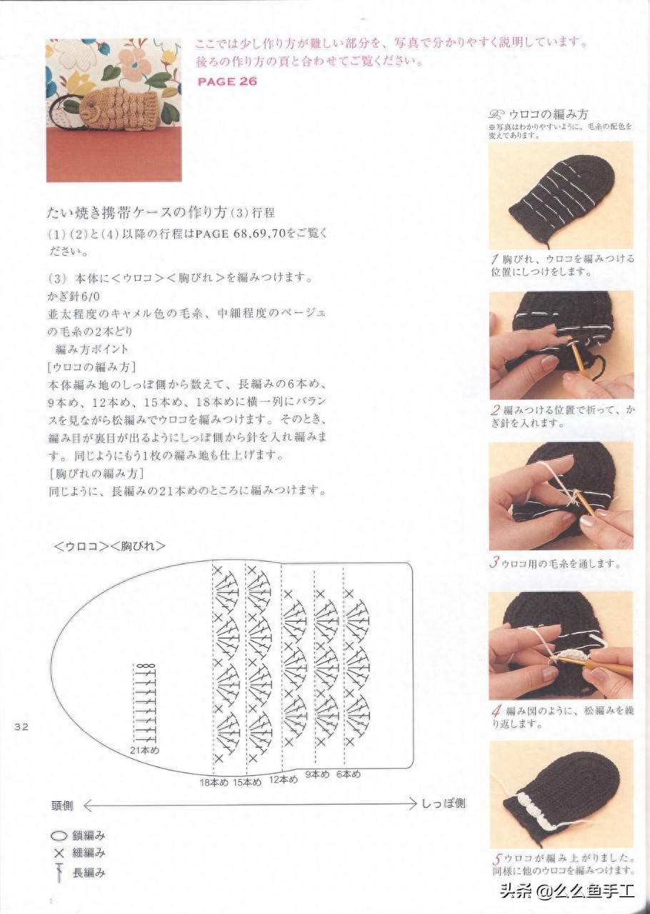 各种钩针包包图解，总有一款你喜欢，值得收藏