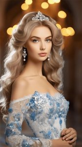 ​惊艳的俄罗斯美女，金色长发撩拨你的心房！