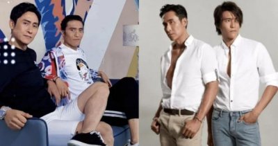 ​53岁马德钟与24岁儿子同框，父子颜值引热议，网友：爸爸帅太多