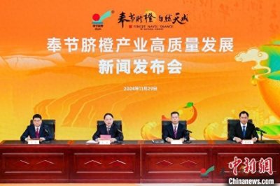 ​重庆奉节脐橙综合产值达60亿元