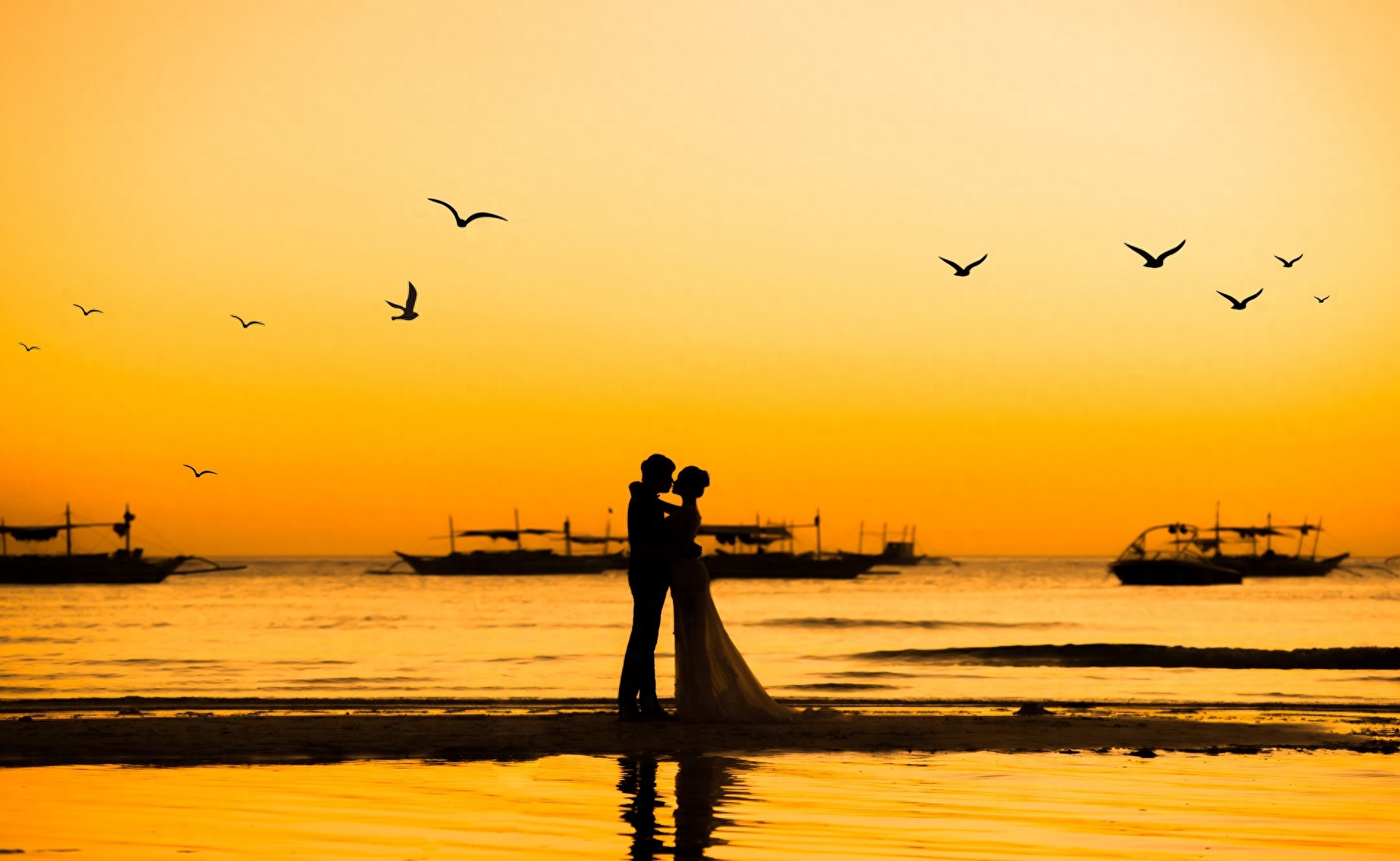 「超赞情侣照」太美了！一定要拍一组这样的“情侣照”